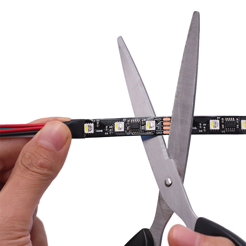Black PCB SK6812 Dual Data Signal 60LEDs/m Pixel RGB+W LED Strip 16.4ft Black PCB SK6812 Dual Data Signal 60LEDs/m Pixel RGB+W LED Strip 16.4ft